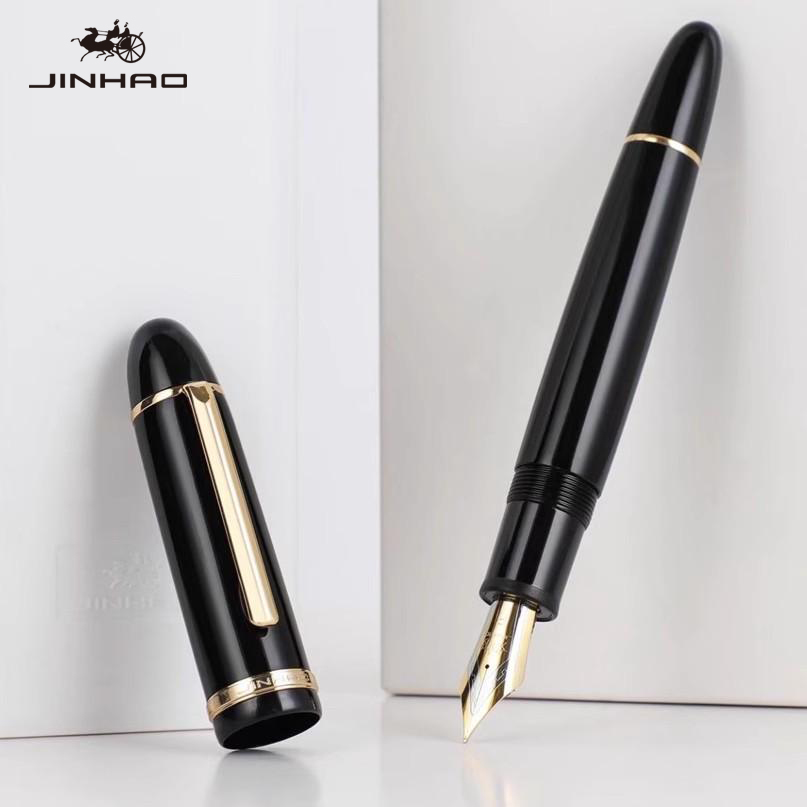 Office Stationery Supply Business - Jinhao คลิปทอง X159ปากกาหัวแร้งโลหะสำหรับใช้ในโรงเรียนวัสดุอะคริลิคเครื่องเขียนปากกาเขียนเชิงธุรกิจ PK 82