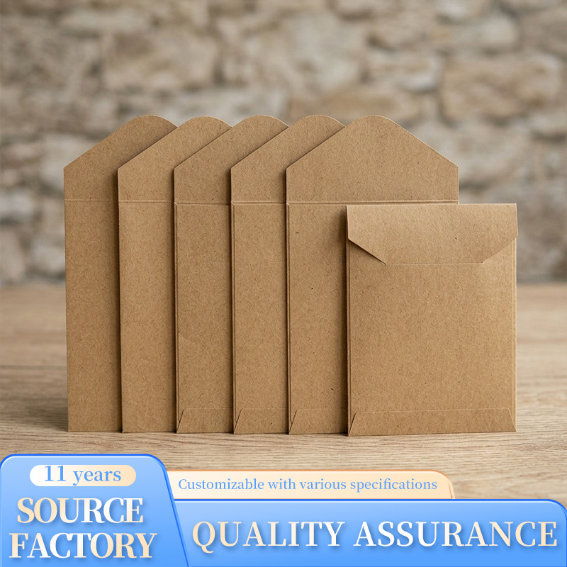 Letter Envelope Kraft - ซองใส่เมล็ดพันธุ์ 50 ชิ้น/ล็อต ซองใส่เอกสาร กระดาษคราฟท์ อุปกรณ์เครื่องเขียนสำหรับธุรกิจขนาดเล็ก