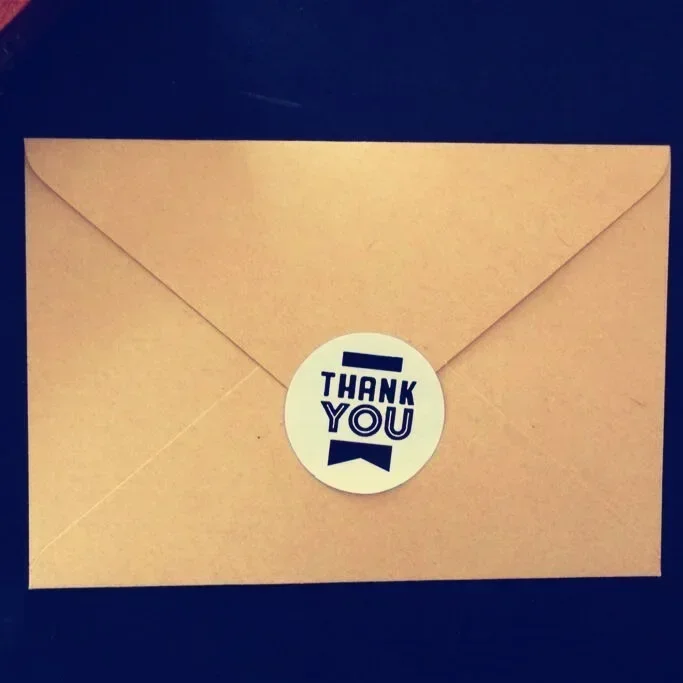 Letter Envelope Kraft - ซองจดหมายคราฟท์ทรงสามเหลี่ยมขนาดใหญ่ 30 ชิ้น ขนาด 11*16 ซม.