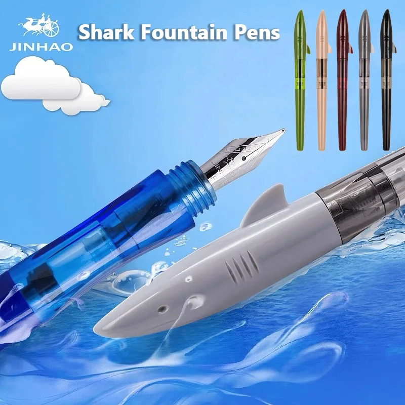 Office Stationery Supply Business - Jinhao น่ารัก Shark Fountain ปากกา F