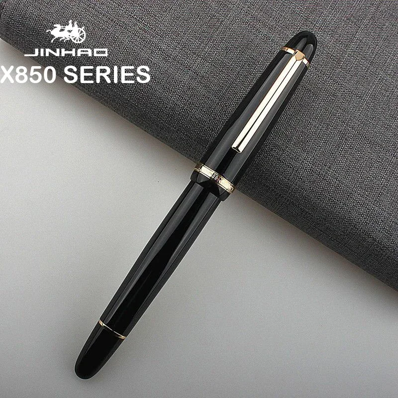 Office Stationery Supply Business - 1/5 PCS JINHAO X850 Fountain ปากกาสีดําทอง