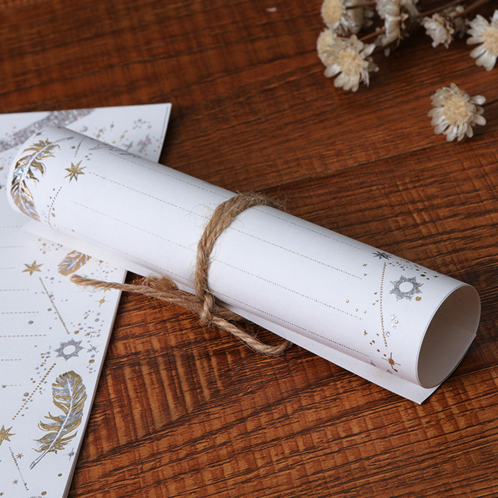 ชุดซองจดหมายและกระดาษเชิญ 1 ชุ - Letter Envelope Kraft บทวิจารณ์และราคา