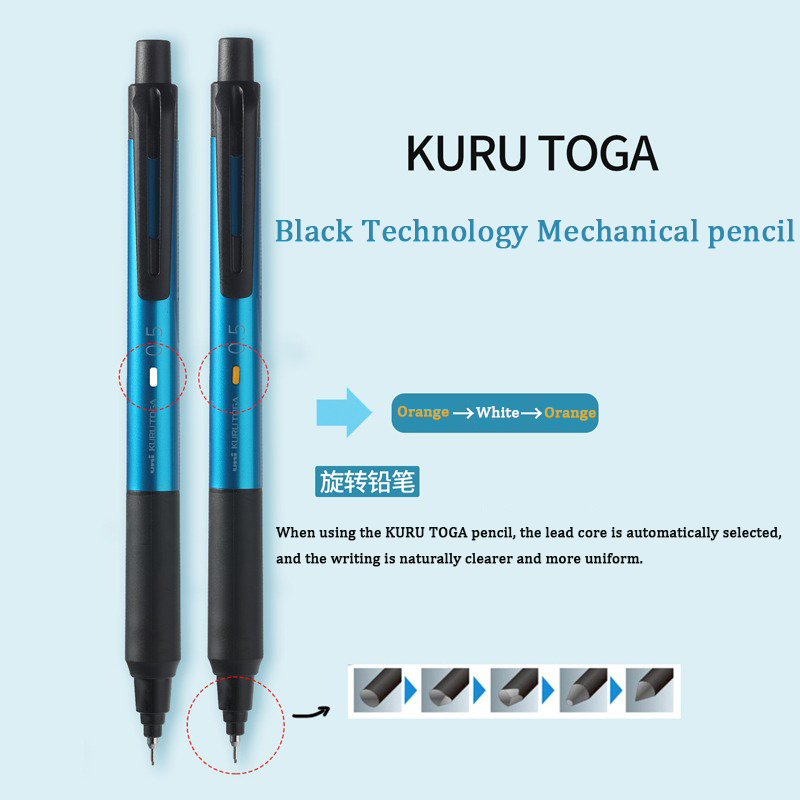 Uni สีดําเทคโนโลยีตะกั่วหมุนดิ - Mechanical Pencil Lead บทวิจารณ์และราคา