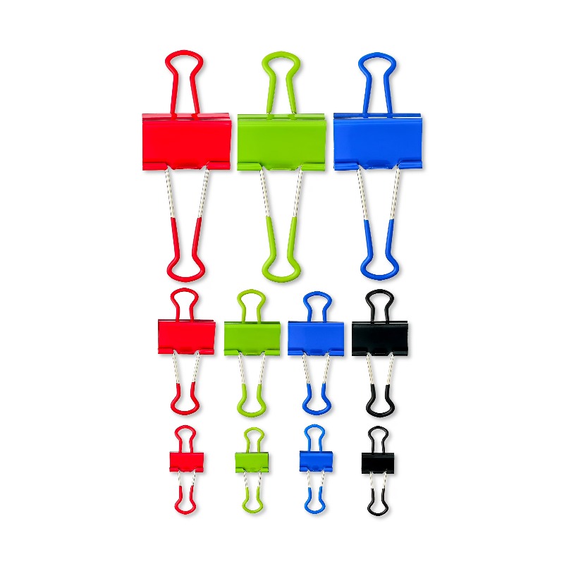 คลิปหนีบกระดาษแบบมีด้ามจับ, คล - Binder Clip Assorted บทวิจารณ์และราคา