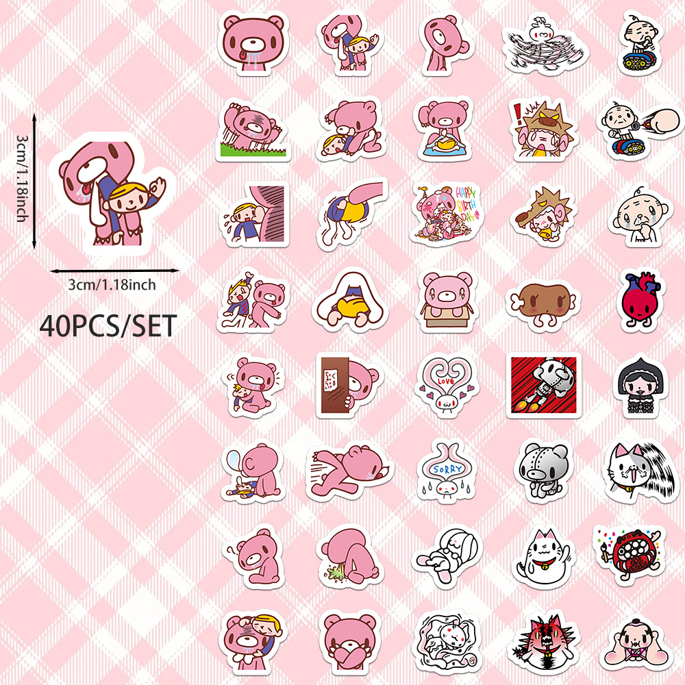 40pcs การ์ตูน Gloomy Bear & CH - Memo Pad Sticky บทวิจารณ์และราคา