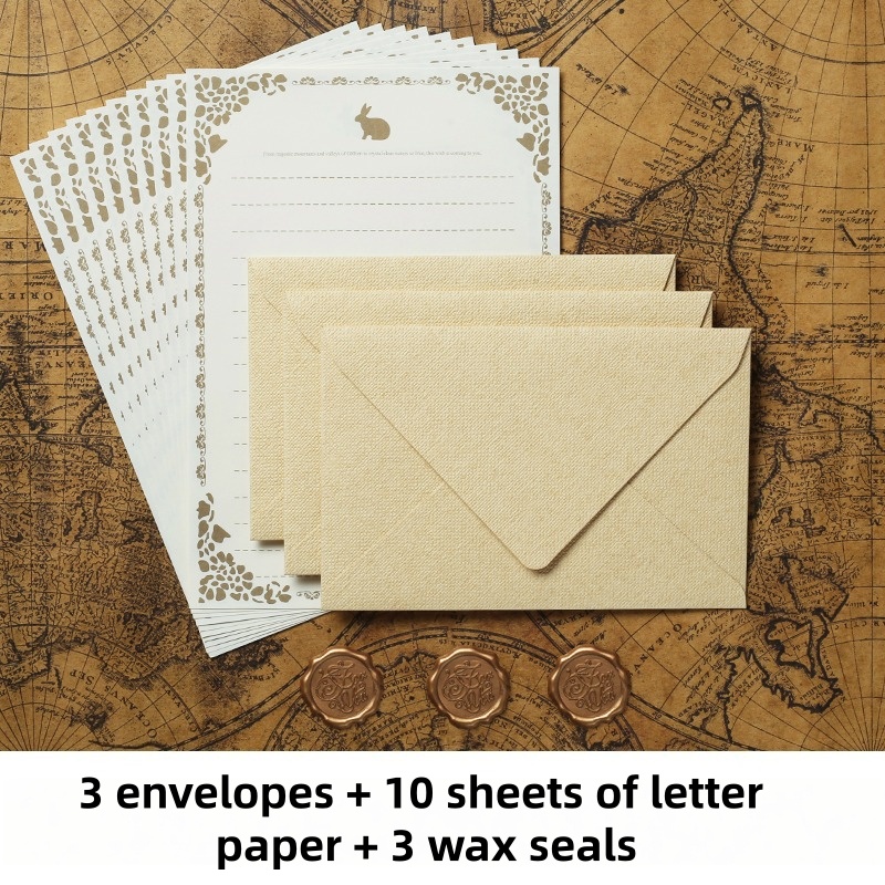 16 ชิ้น/ชุด ซองจดหมายผ้าลินินว - Letter Envelope Kraft บทวิจารณ์และราคา