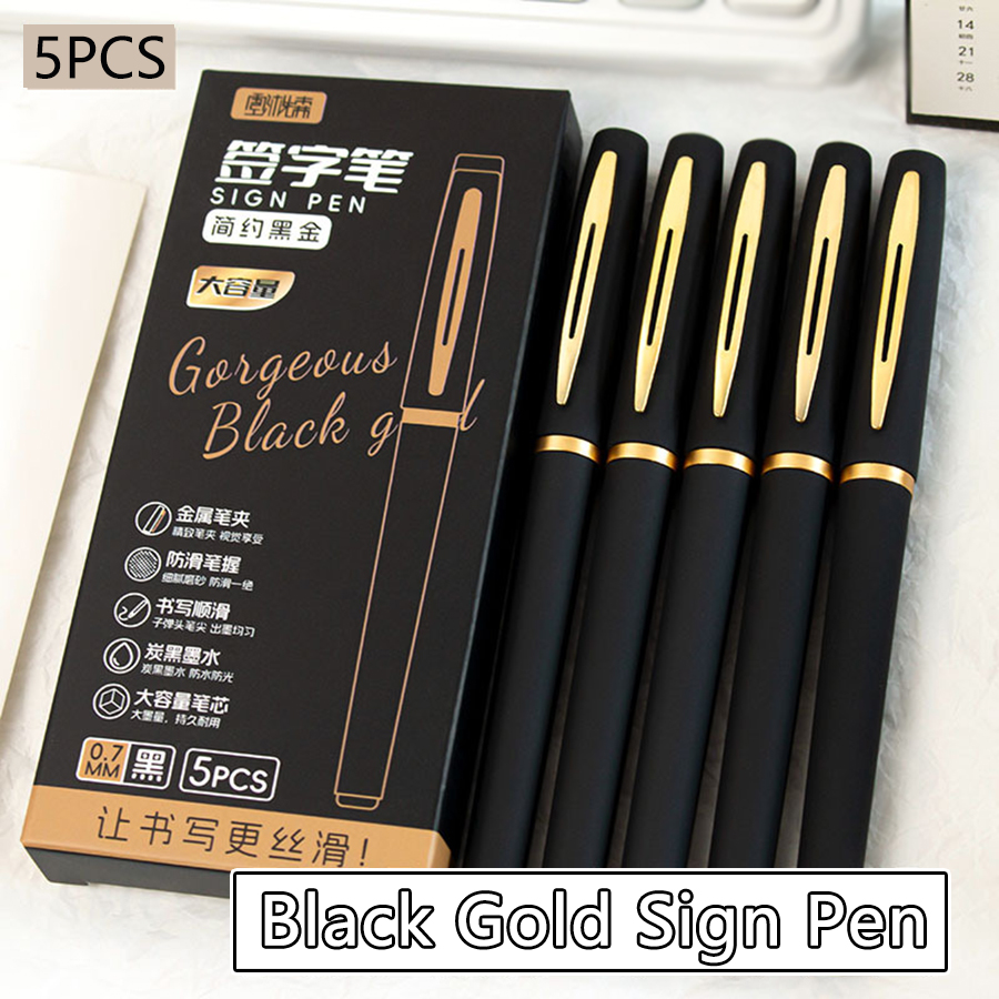 5 ชิ้น/แพ็คปากกาเจลขนาดใหญ่ 0. - Office Stationery Supply Business บทวิจารณ์และราคา
