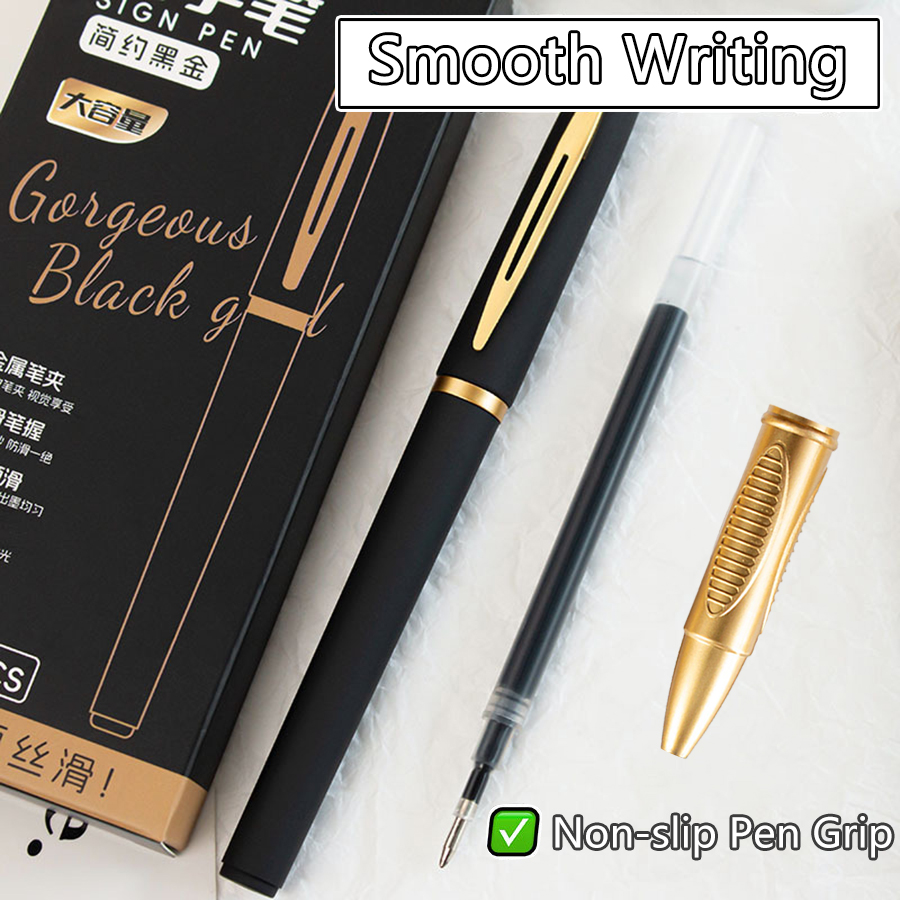 5 ชิ้น/แพ็คปากกาเจลขนาดใหญ่ 0. - Office Stationery Supply Business บทวิจารณ์และราคา
