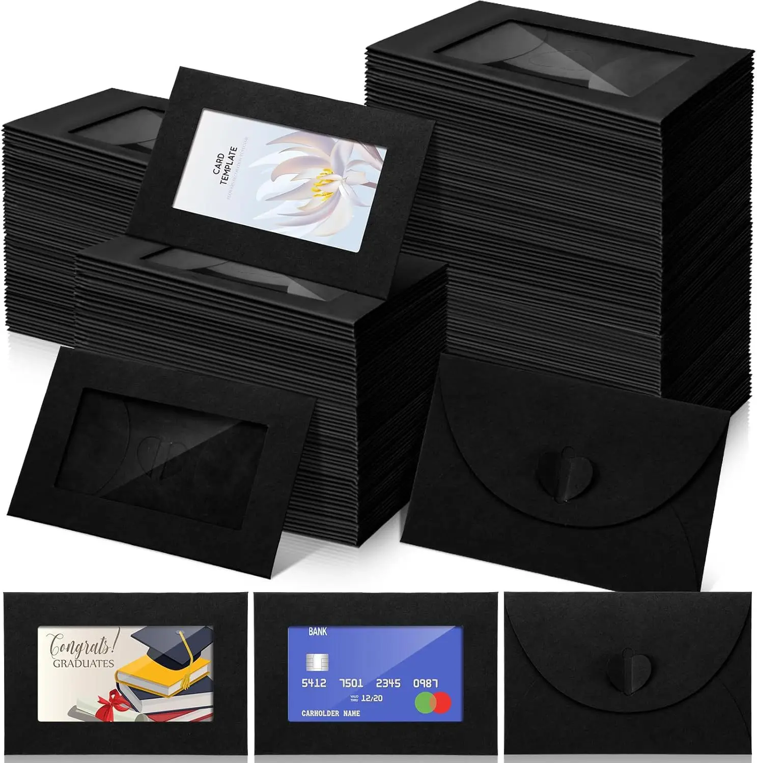 50 ชิ้น/ล็อต 10.5X7 ซม.ซองจดหม - Letter Envelope Kraft บทวิจารณ์และราคา