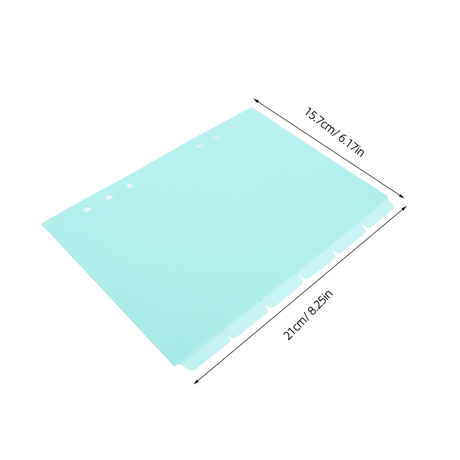 แผ่นแบ่งหมวดหมู่พลาสติก 6 ชิ้น - Index Tab Divider บทวิจารณ์และราคา