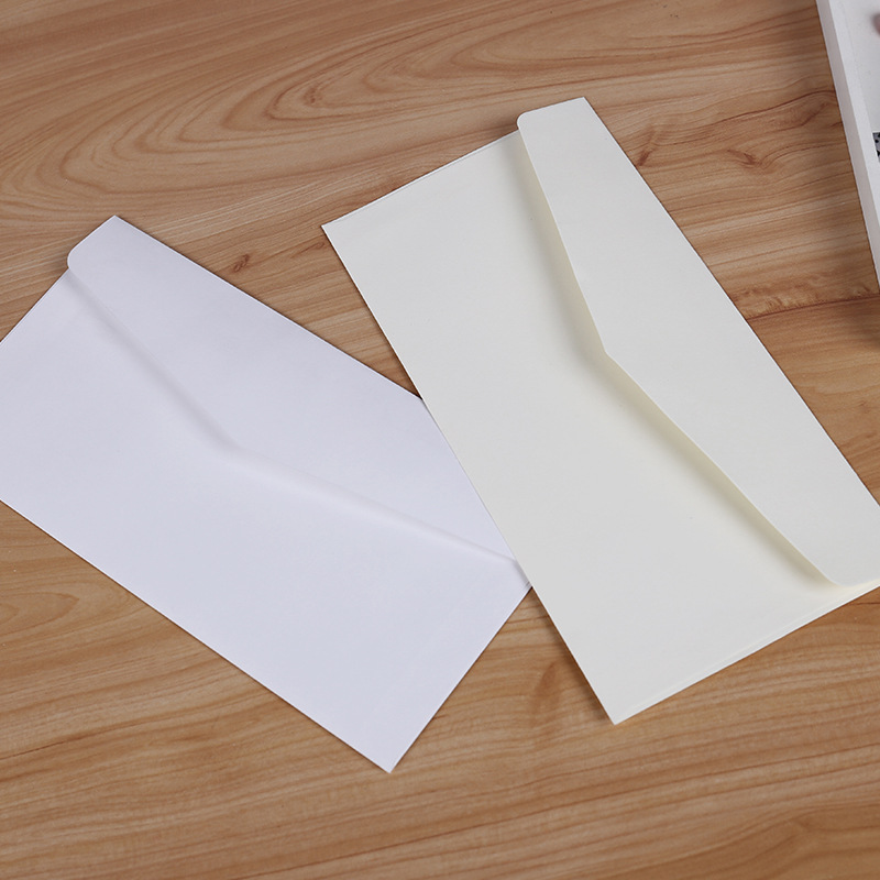 10 ชิ้นคลาสสิกกระดาษซองสีขาวสี - Letter Envelope Kraft บทวิจารณ์และราคา