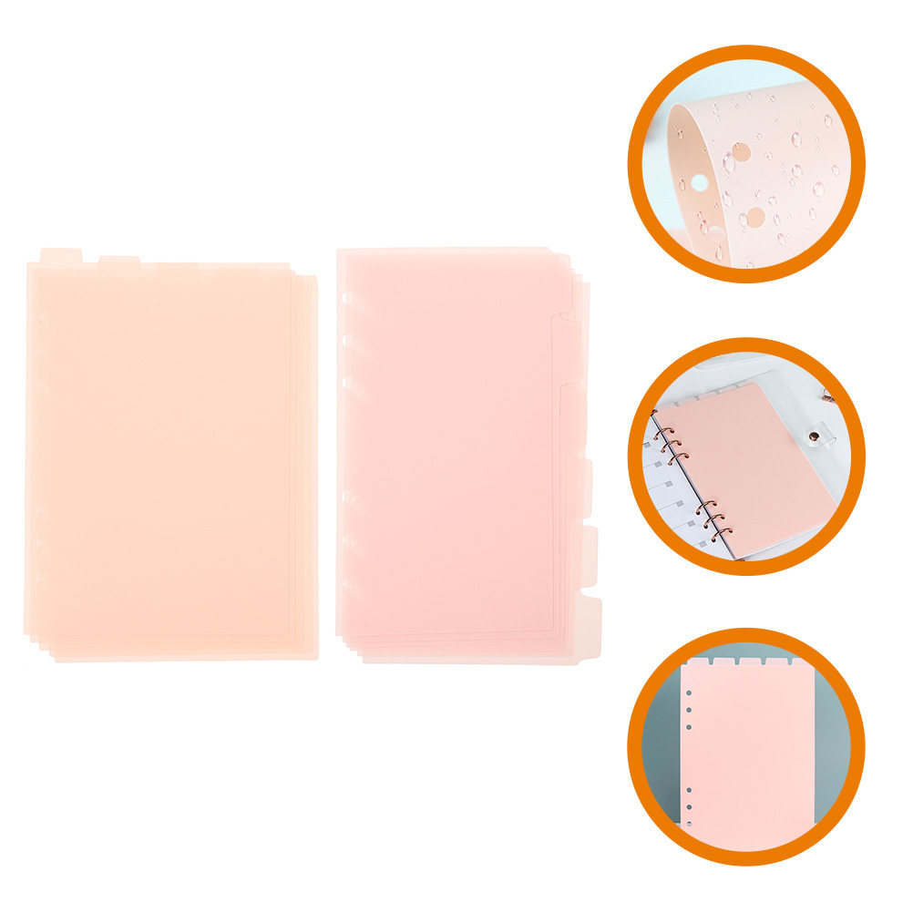 2 ชุดแผ่นแบ่งหน้าสมุดโน้ต แผ่น - Index Tab Divider บทวิจารณ์และราคา