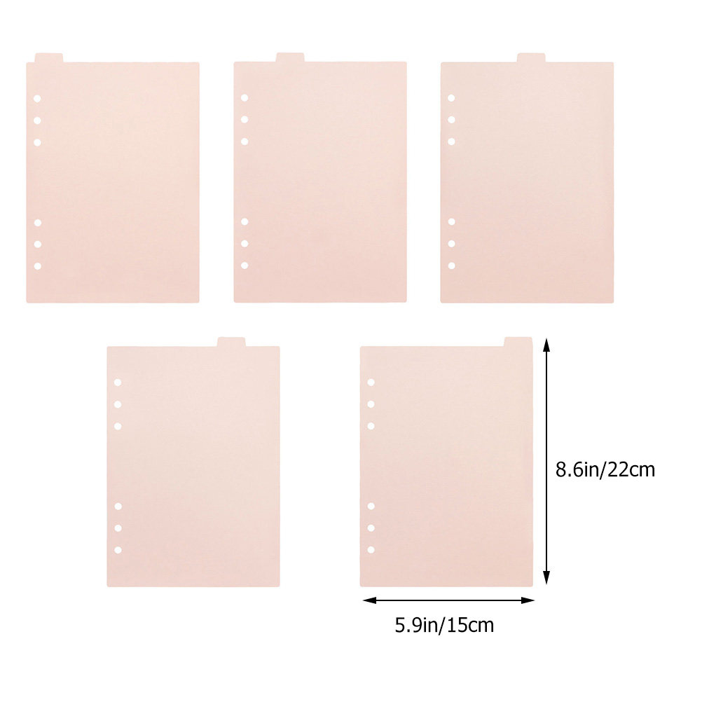 2 ชุดแผ่นแบ่งหน้าสมุดโน้ต แผ่น - Index Tab Divider บทวิจารณ์และราคา