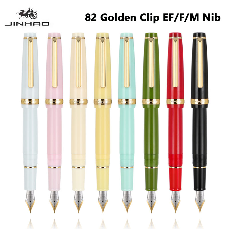 Jinhao 82 Fountain ปากกาคลิปสี - Office Stationery Supply Business บทวิจารณ์และราคา