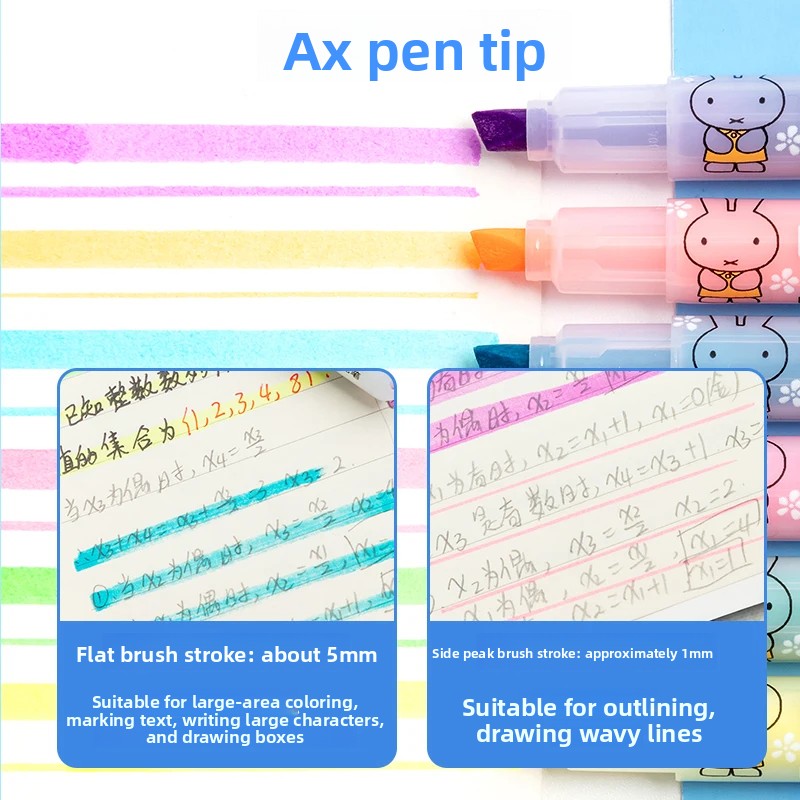 ปากกาเน้นข้อความ M&G หัวตัดเฉี - Highlighter Set Pastel บทวิจารณ์และราคา
