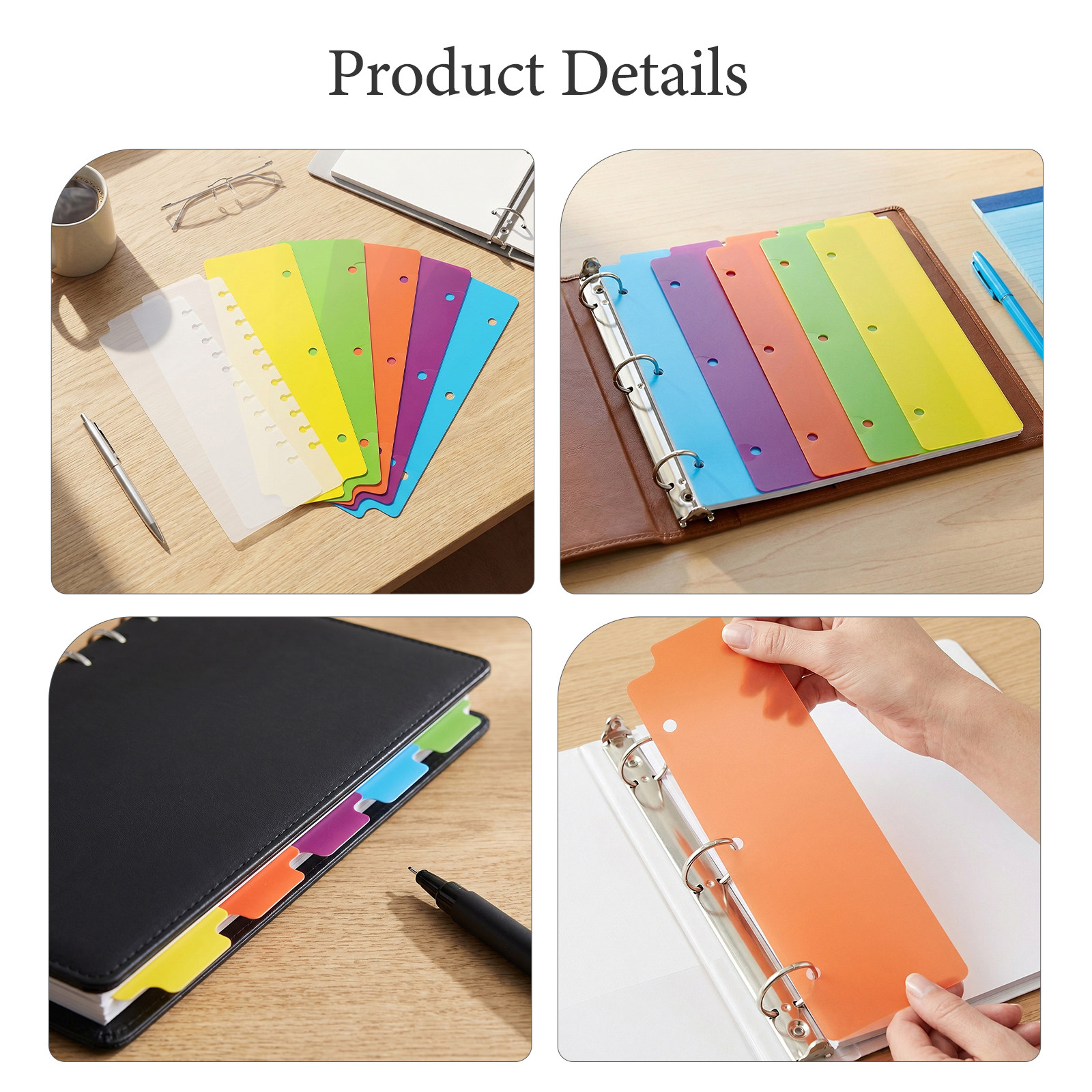 แผ่นแบ่งสมุดบันทึกพลาสติกพร้อม - Index Tab Divider บทวิจารณ์และราคา