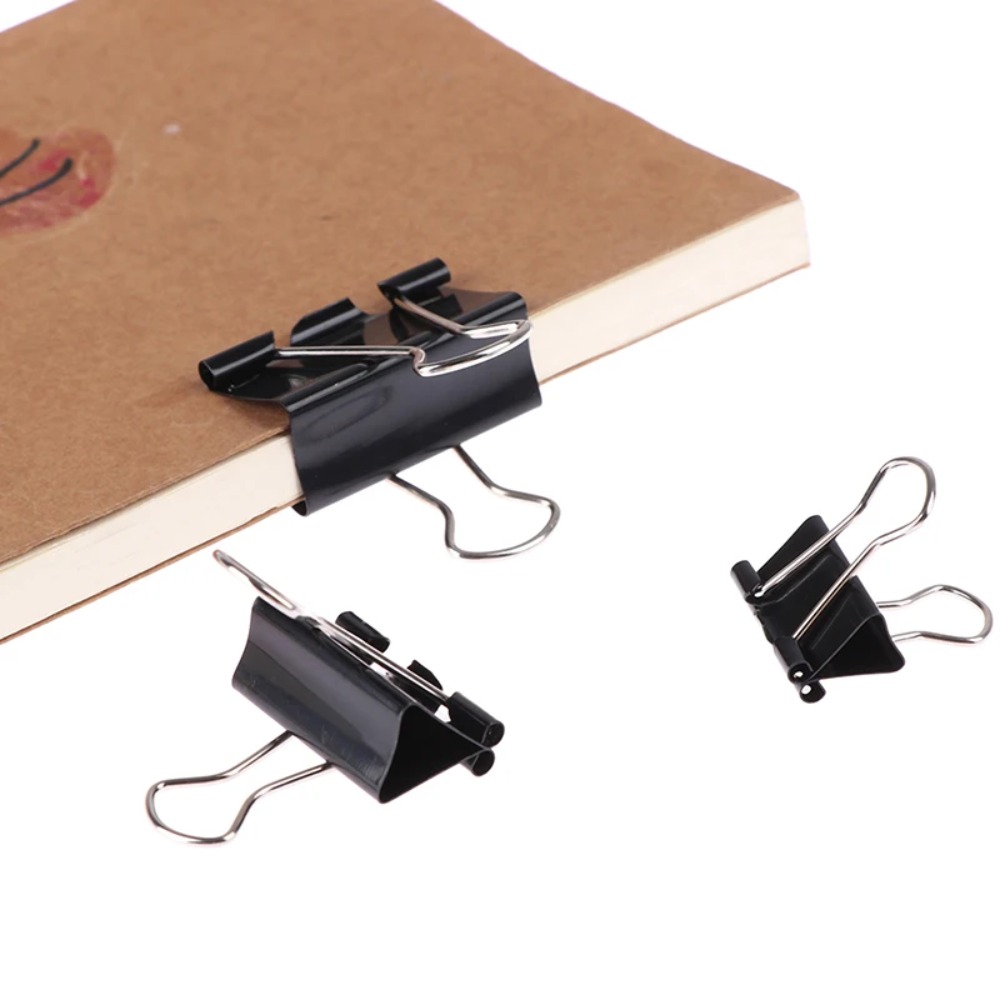 คลิปหนีบกระดาษโลหะ 10 ชิ้น ขนา - Binder Clip Assorted บทวิจารณ์และราคา