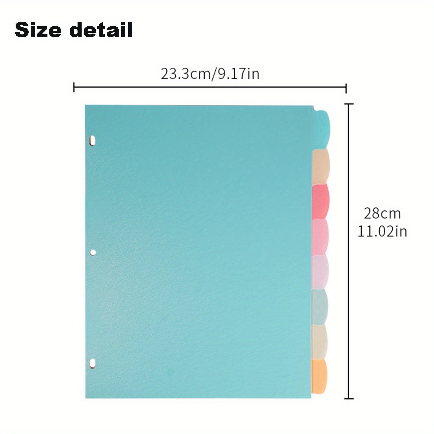 แผ่นแบ่งสมุดบันทึก 8 แผ่น สำหร - Index Tab Divider บทวิจารณ์และราคา