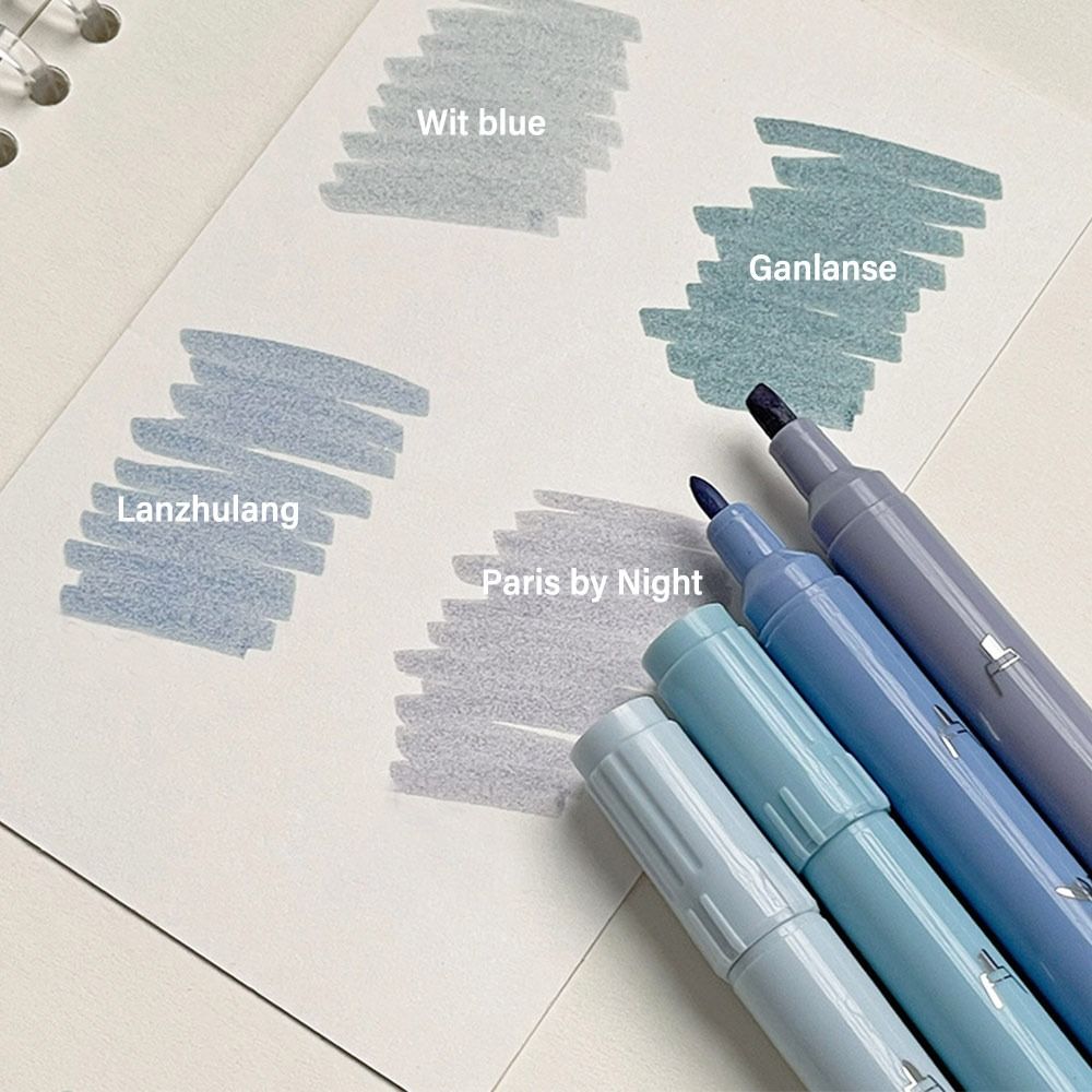 ปากกาไฮไลท์ 4 สี หัวคู่ สีไล่ร - Highlighter Set Pastel บทวิจารณ์และราคา
