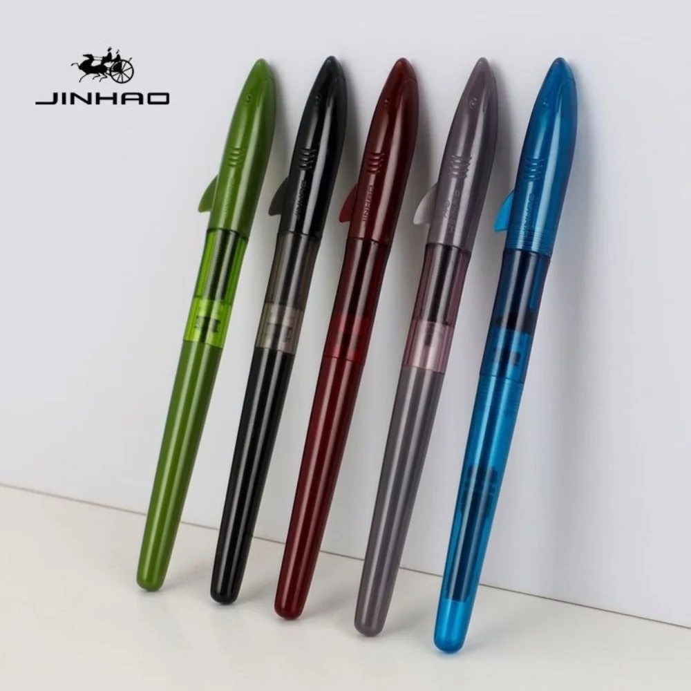 Jinhao น่ารัก Shark Fountain ป - Office Stationery Supply Business บทวิจารณ์และราคา