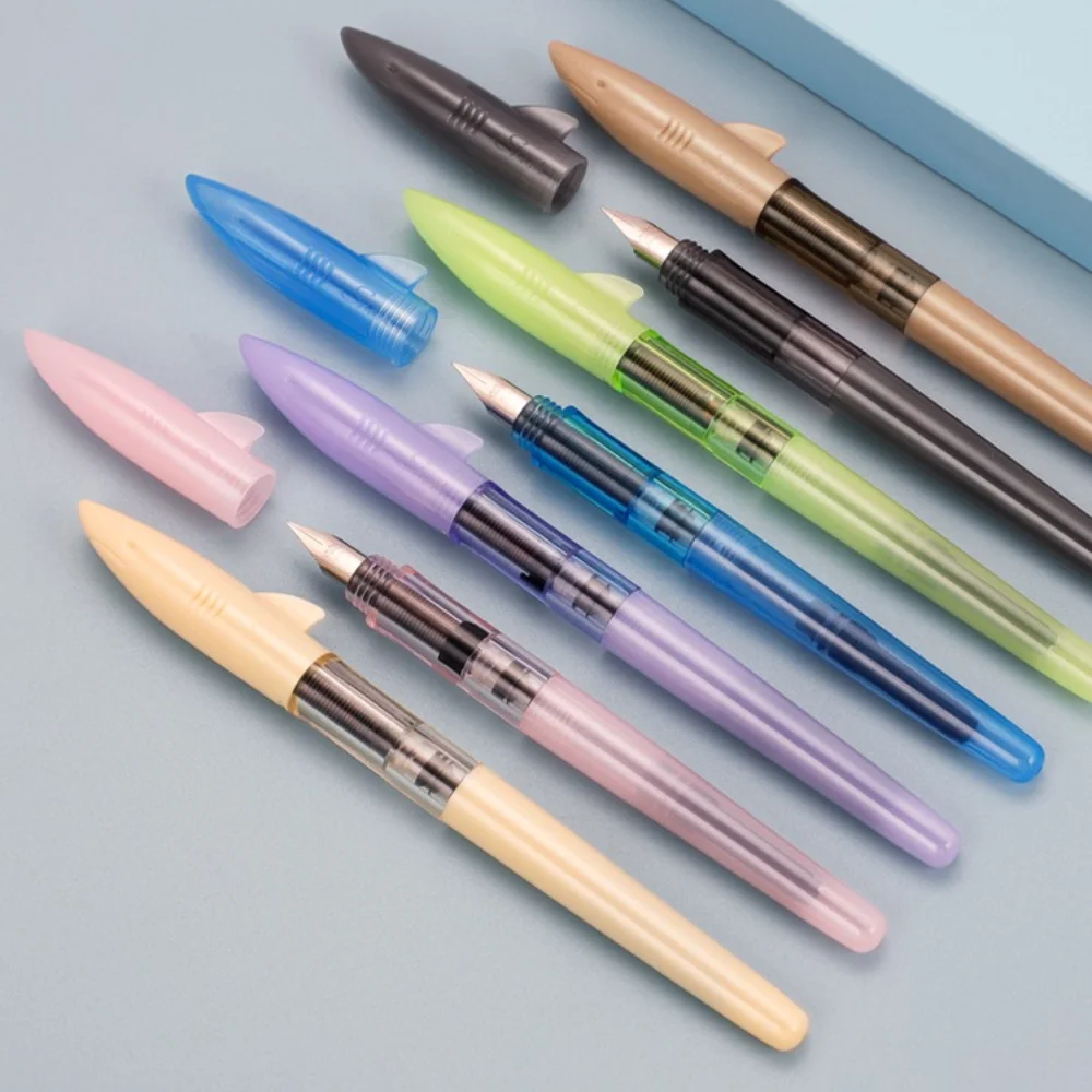 Jinhao น่ารัก Shark Fountain ป - Office Stationery Supply Business บทวิจารณ์และราคา