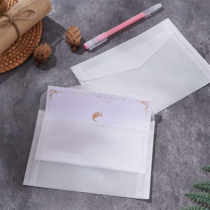 50 ชิ้น/ล็อต ซองจดหมายโปร่งแสง - Letter Envelope Kraft บทวิจารณ์และราคา